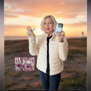 Parajumpers FLARE Ivory Down Puffer Jacket